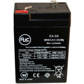 AJC® MK ES4-6SA 6V 4.5Ah Sealed Lead Acid Battery AJC-C4.5S-B-0-175399