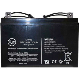 AJC® PowerSonic PS-121000UH 12V 100Ah Sealed Lead Acid Battery AJC-D100S-A-1-155813