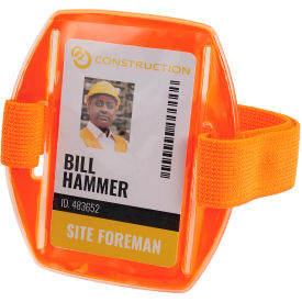 Ergodyne® Squids® 3386 Arm Band ID/Badge Holder One Size Orange 19958