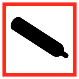 NMC GHS204AP Compressed Air GHS Label Vinyl 2