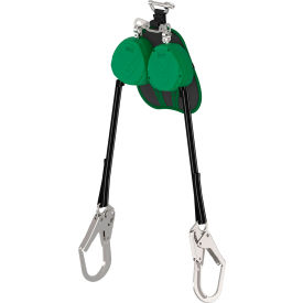 MSA Safety V-Tec Edge™ Personal Fall Limiter Twin-Leg 36CL Large Steel Snap Hook 8'L VTLEW-022-PF-A