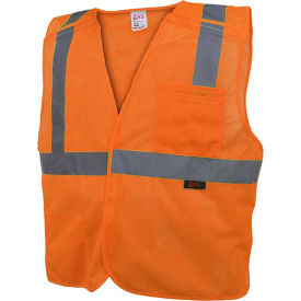 GSS Safety Standard Class 2 Five Point Breakaway Vest -Orange-5XL 1802-5XL