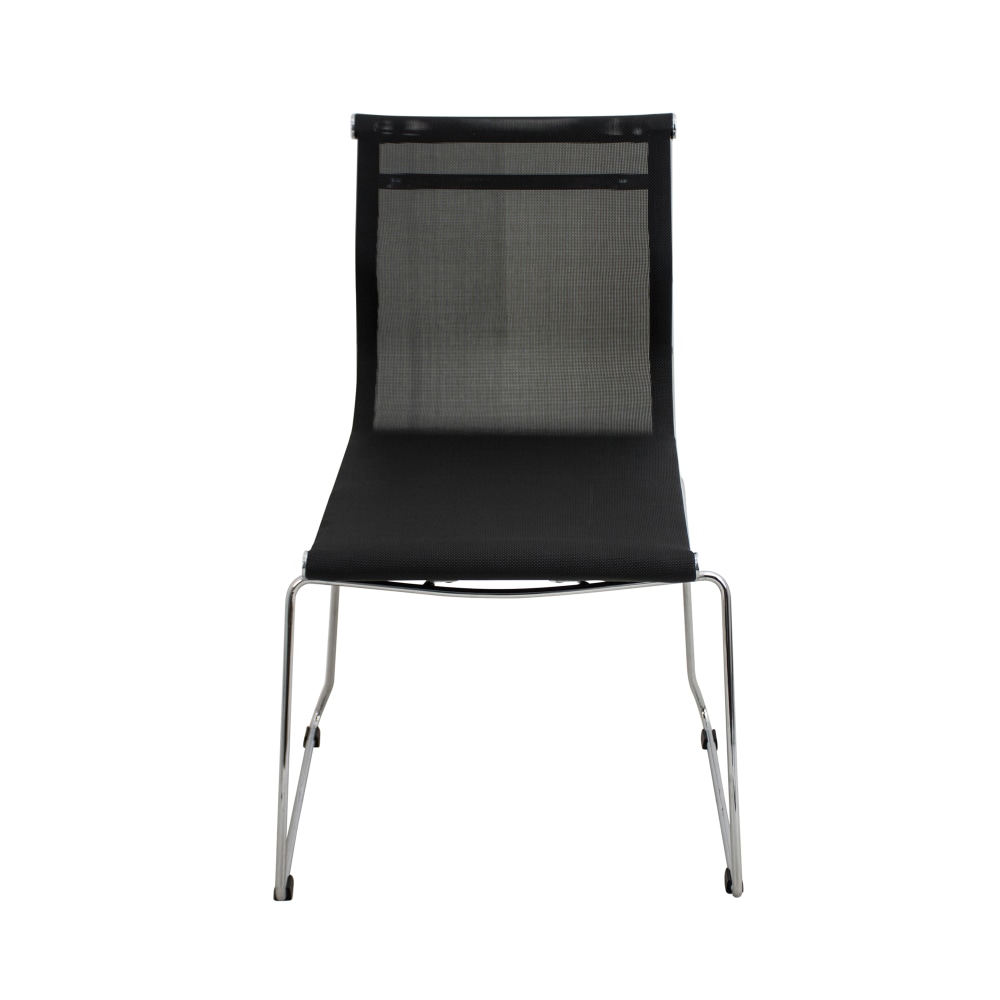 LumiSource Mirage Mesh Conference/Guest Chair, Black/Chrome MPN:CH-TW-MIRAGE BK