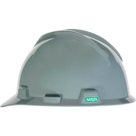 MSA V-Gard® Slotted Cap With 1-Touch Suspension Navy (Gray) 10057447 - Pkg Qty 20