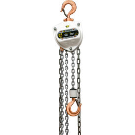 OZ Lifting Products Spark Resistant Manual Chain Hoist 1/2 Ton Capacity 15' Lift OZSR005-15CH