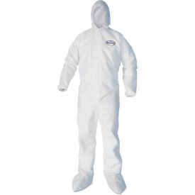 KleenGuard A40 Liquid & Particle Protection Coverall 3XL White 25/Case 44336