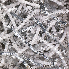 GoVets™ Crinkle Paper Blends 10 lbs. White/Silver 77906B31