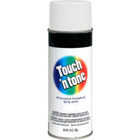 Rust-Oleum® Touch 'n Tone Spray Paint 10 oz. Aerosol Can Flat White - Pkg Qty 6 55280830