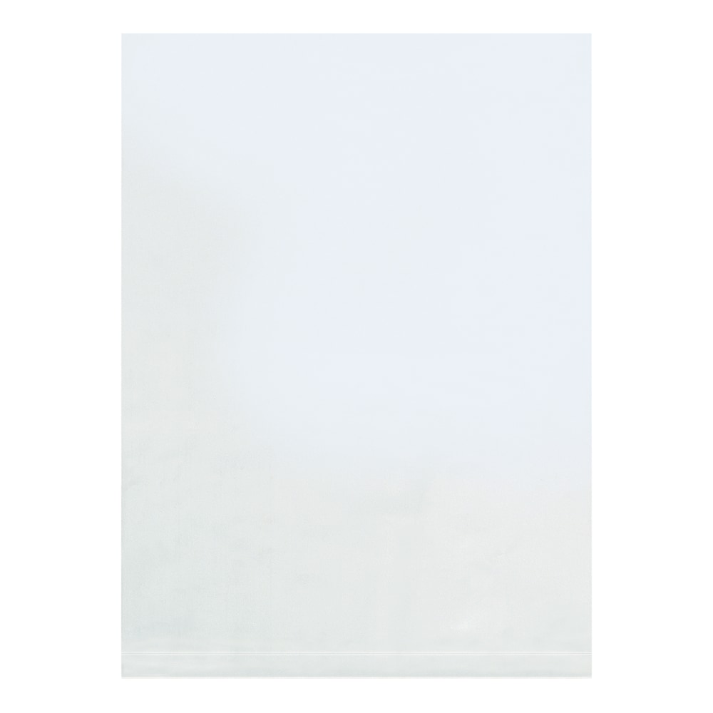 Office Depot Brand 2 Mil Flat Poly Bags, 4in x 52in, Clear, Case Of 1000 MPN:PB399