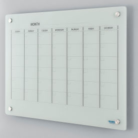 GoVets™ Glass Calendar Dry Erase Board 36