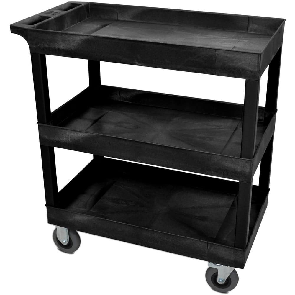 Carts, Cart Type: Tub Cart , Assembly: Assembly Required , Caster Size: 5 in , Load Capacity (Lb. - 3 Decimals): 400.000 , Color: Black  MPN:EC111SP5-B