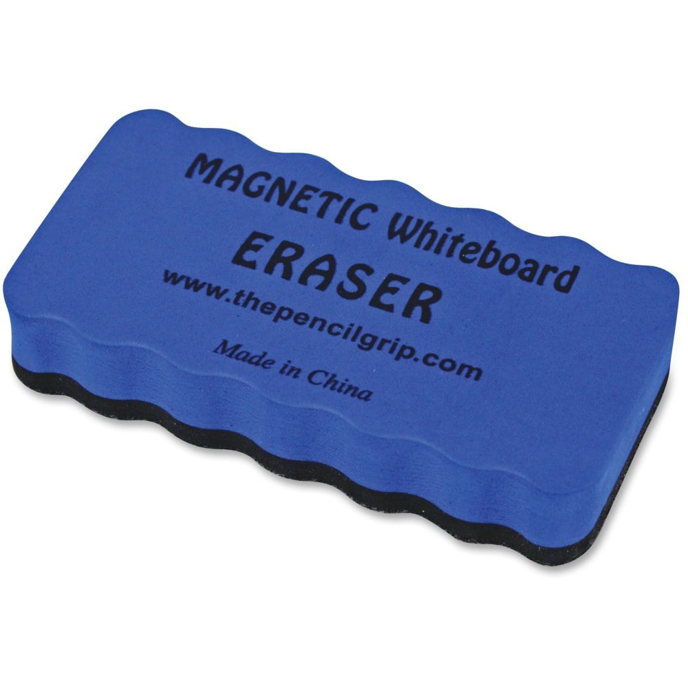 The Pencil Grip Magnetic Whiteboard Eraser, 2in x 4in, Blue (Min Order Qty 61) MPN:352