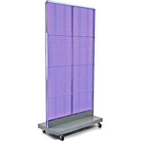 Global Approved 700732-PUR Pegboard Floor Display 32