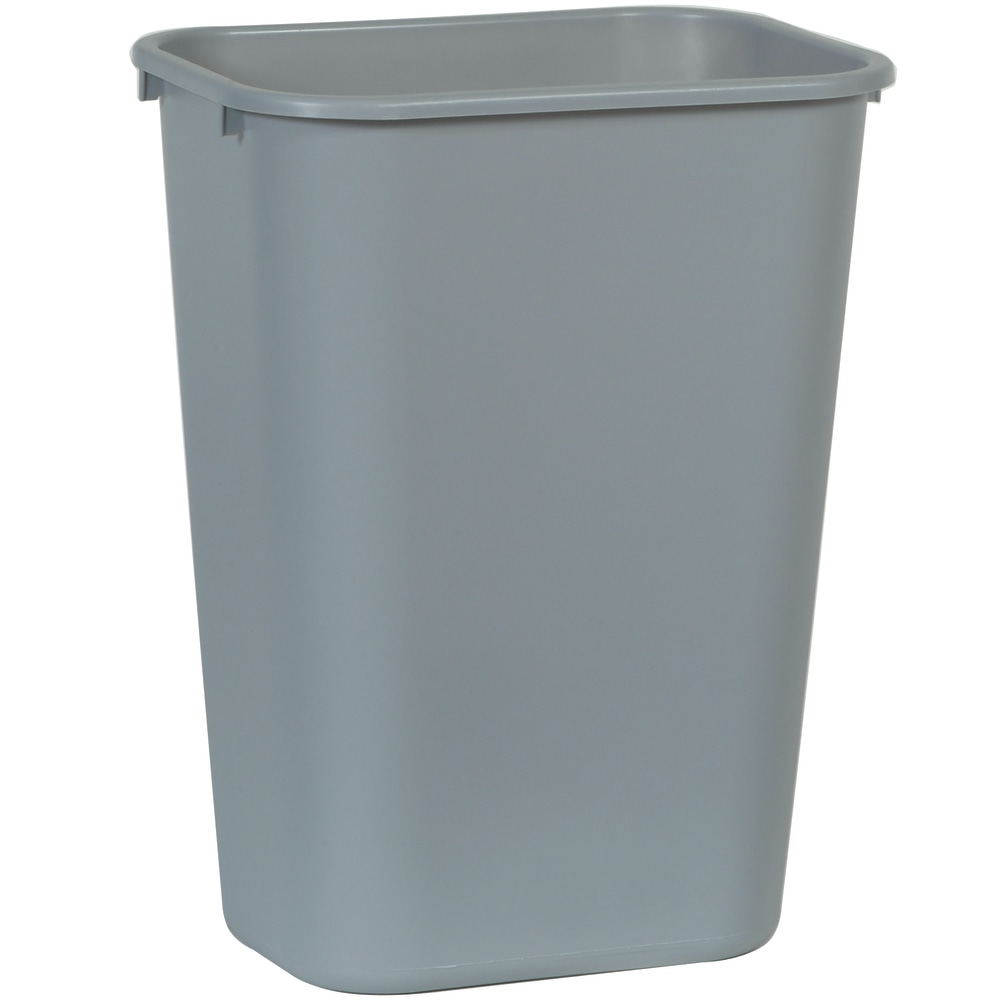 Rubbermaid Durable Polyethylene Wastebasket, 10 1/4 Gallons (38.8L), Gray MPN:295700GY