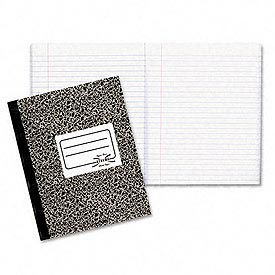 Permanently Bound Composition Book Quadrille Rule 80 10 x 7-7/8 Sheets 43475
