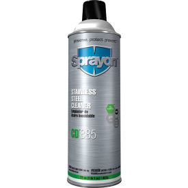 Sprayon CD885 Stainless Steel Cleaner 17 oz. Aerosol Can - SC0885000 SC0885000 - Pkg Qty 12