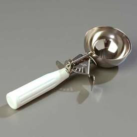 Carlisle 60300-6 - Disher W/ White Handle 4-2/3 Oz 60300-6 - Pkg Qty 12