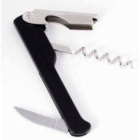Winco CO-712 Waiter's Cork Screw Black CO-712 - Pkg Qty 24