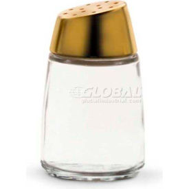 Vollrath® Traex Continental Collection Salt & Pepper Shakers 802G-12 Gold Top 2 Oz 802G-12 - Pkg Qty 12