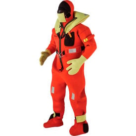 Kent 154100-200-020-13 Commercial Immersion Suit USCG/SOLAS/MED Red/Yellow S 154100-200-020-13