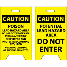 Floor Sign - Caution Potential Lead Hazard Area Do Not Enter FS19