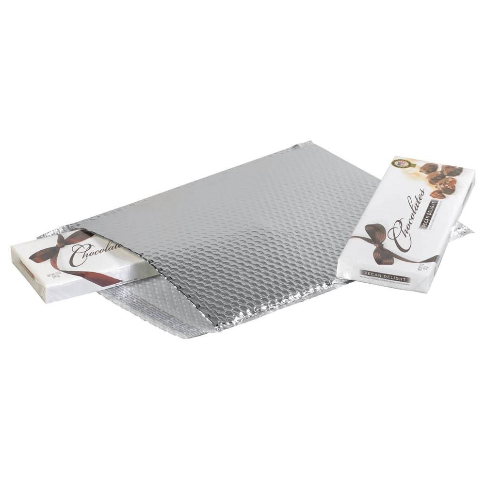 Partners Brand Cool Shield Bubble Mailers, 15in x 17in, Silver, Pack Of 50 MPN:INM1517