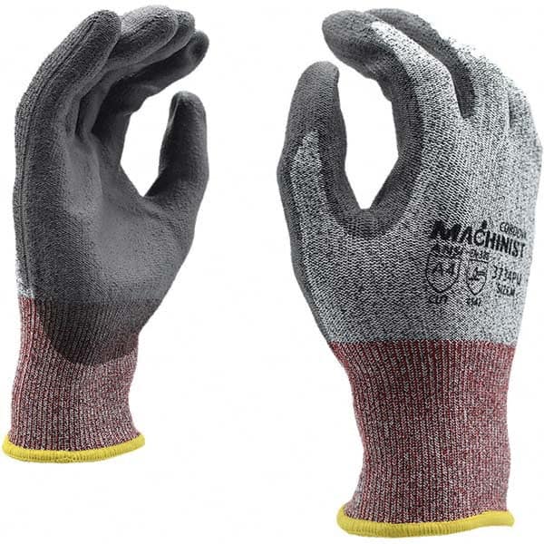 Cut, Puncture & Abrasive-Resistant Gloves: Size XS, ANSI Cut A4, ANSI Puncture 4, Polyurethane, HPPE MPN:3734PU-XS