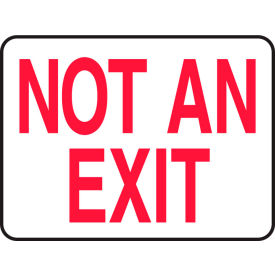 Accuform MEXT910VA Not An Exit Sign 10