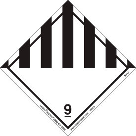 LabelMaster®HML9 Miscellaneous Dangerous Goods Label Paper 500/Roll HML9