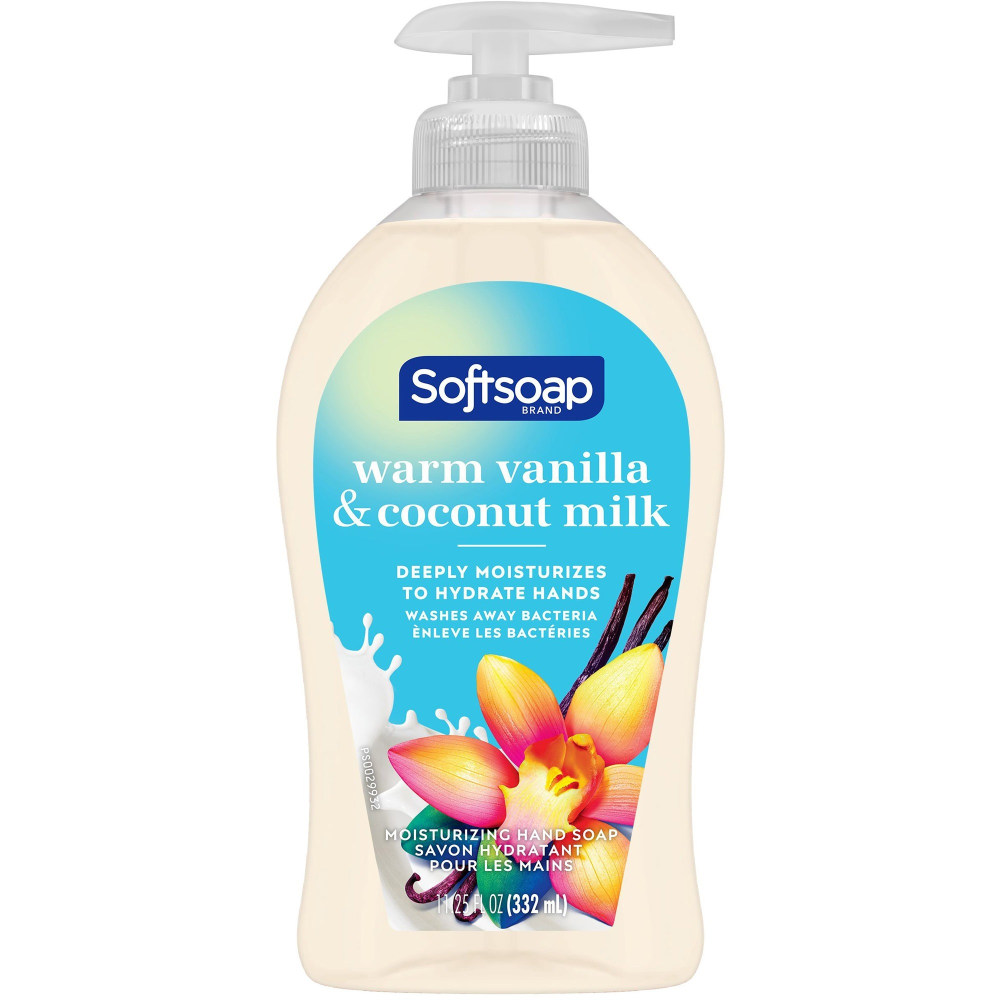 Softsoap Liquid Hand Soap, Warm Vanilla And Coconut Milk Scent, 11.3 Oz MPN:US07059A