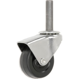 Algood Hooded Type Series Chair Caster with Soft Rubber Wheel S7224372SR - Stem Type B S7224372SR