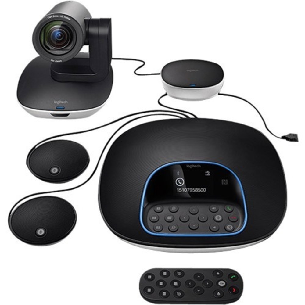 Logitech GROUP - Video conferencing kit - with Logitech Expansion Microphones - power adapter included MPN:960-001060