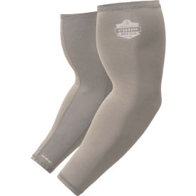 Ergodyne® Chill-Its® 6690 Cooling Arm Sleeves L Gray 12188