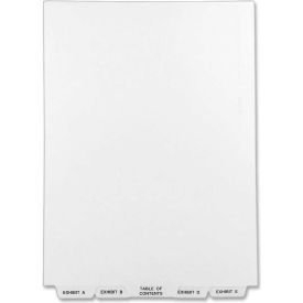 Avery Bottom Tab Legal Exhibit Divider Printed A to Z 8.5