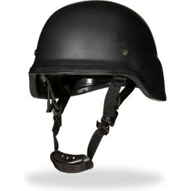 EDI-USA PASGT Style Ballistic Helmet Level III-A Ballistic Resistance Medium Black EXH-0072-BM