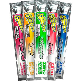 Sqwincher Sqweeze ZERO Electrolyte Freezer Pops - Assorted Flavors 3 oz. 150/Case 690-159200408