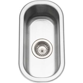 Houzer® Stainless Steel Club Series Undermount Compact Bar/Prep Sink CS-1105-1