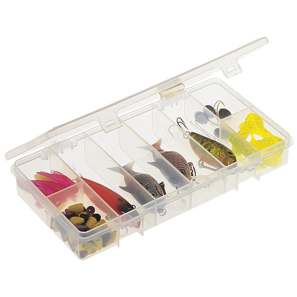 Small Parts Boxes & Organizers; Product Type: Compartment Box ; Lock Type: Tension Latch ; Width (Inch): 4 ; Number of Dividers: 0 ; Removable Dividers: No ; Color: Clear MPN:345028