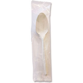 Boardwalk® Mediumweight Wrapped Teaspoons Polypropylene White 1000/Carton BWKSPOONMWPPIW
