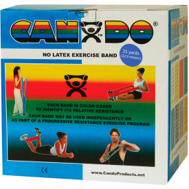 CanDo® Latex-Free Exercise Band Blue 25 Yard Roll 1 Roll/Box 10-5634