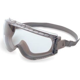 Uvex® Stealth S3960HS Safety Goggles Gray Frame Clear Lens Scratch-Resistant Anti-Fog S3960HS