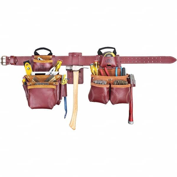 Tool Aprons & Tool Belts, Tool Type: Apron , Minimum Waist Size: 29 , Maximum Waist Size: 42 , Material: Leather , Number of Pockets: 19  MPN:21455