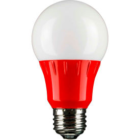 Sunlite 80148-SU A19/3W/R/LED/CD1 3W LED Bulb Medium Base 80148-SU - Pkg Qty 6
