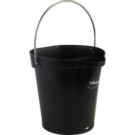 Vikan 56889 1.5 Gallon Bucket Black 56889