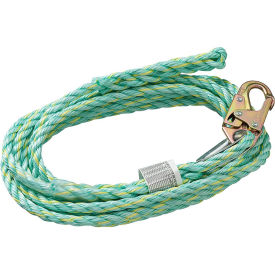 PeakWorks® Premium Vertical Lifeline Snap Hook & Back Splice 5/8