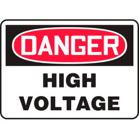 Accuform MELC113VP Danger Sign High Voltage 10