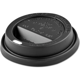 SOLO® Solo Traveler Sip-Through Lids Fits 12 16 20 24 oz. Black 1200/Carton TL1224TGB