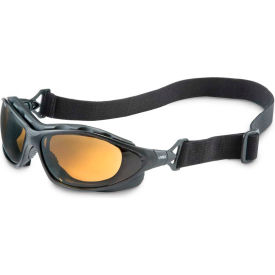 Uvex® Seismic Sealed Eyewear Black Frame Espresso Lens Scratch-Resistant Anti-Fog S0601HS