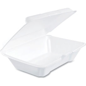 Dart® Foam Hinged Lid Container 6-3/8