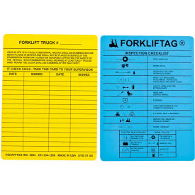 Brady® FLT-ETSI51 Forkliftag® Inspection Tag 2 Sided 100/Pk 7-5/8